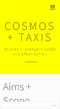 Mobile Screenshot of cosmosandtaxis.org